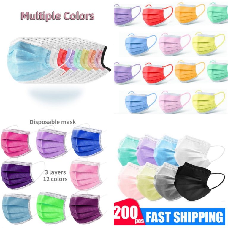Aliexpress: 8 packs de mascarillas de colores muy económicos de su web