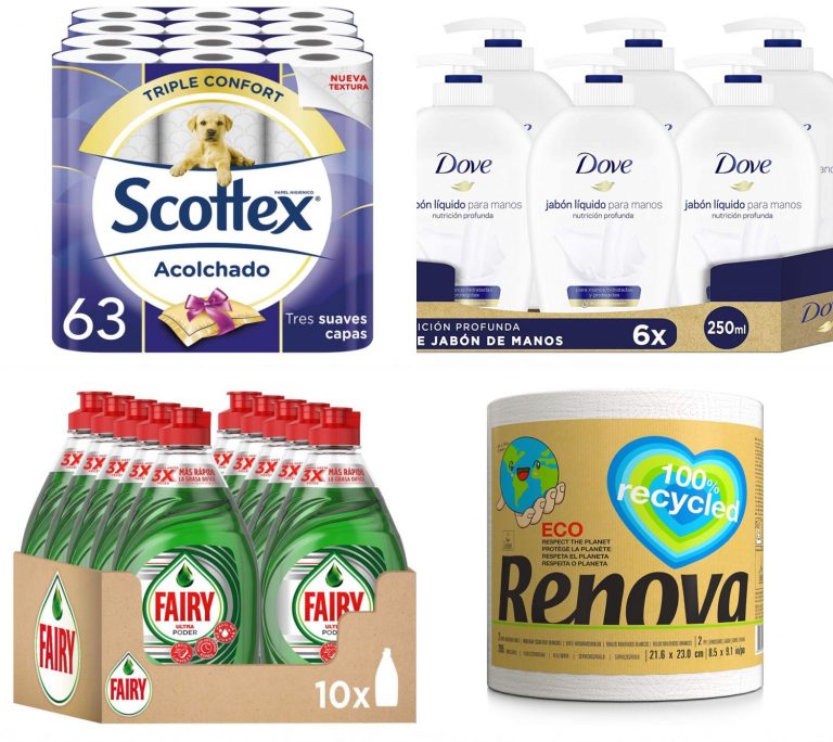 Scottex, Dove y más: las 10 mejores ofertas del día en productos básicos para el hogar
