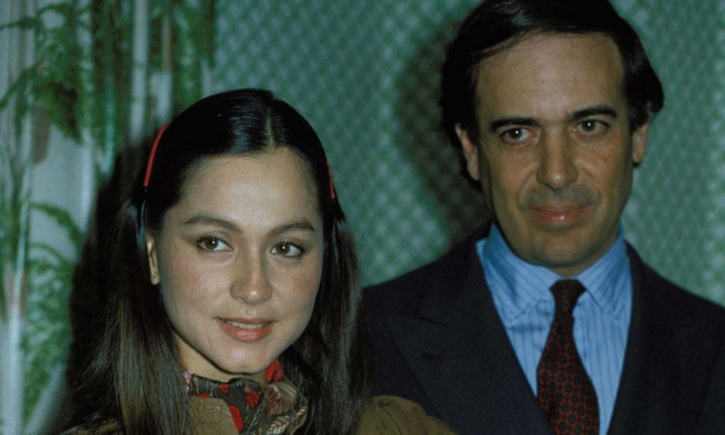 Isabel con el Marqués de Griñón