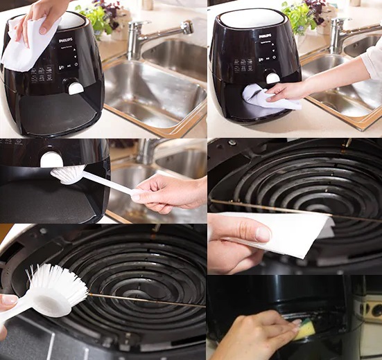 ¿Cómo limpiar la freidora de aire?