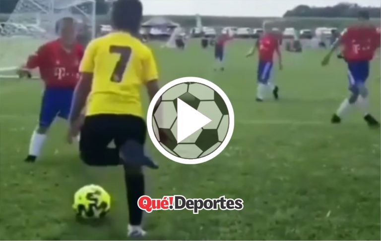 ¡La zurda de Messi con 8 años!