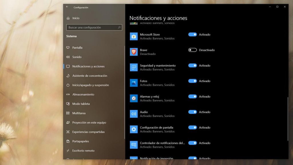 Cómo desactivar las notificaciones de Windows 10 28 ¿Cómo desactivar las notificaciones en Windows 10?