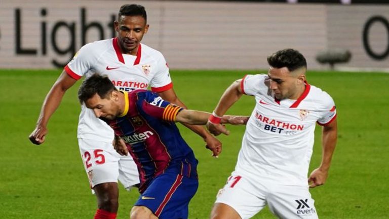 El Sevilla toma ventaja cómoda ante el Barcelona con una parte para cada equipo