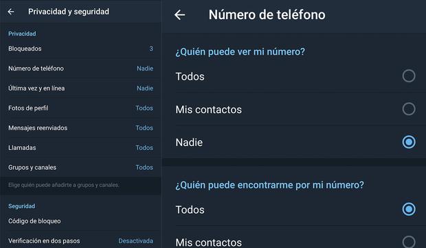 Cómo evitar que tus contactos vean que tienes Telegram 34 ¿Cómo ocultar mi número en la aplicación?