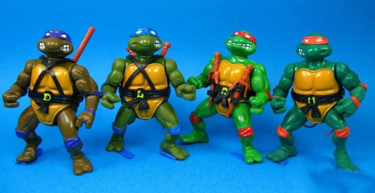 Las tortugas ninja, Gi Joe y otros muñecos de acción con los que jugabas en los 90