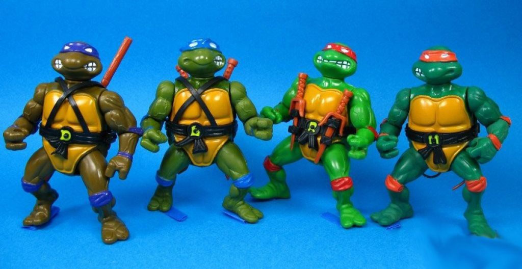 Las tortugas ninja, Gi Joe y otros muñecos de acción con los que jugabas en los 90