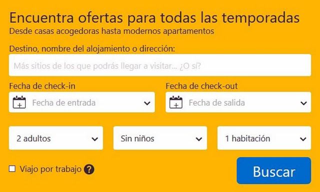 Coloca el destino al que deseas viajar