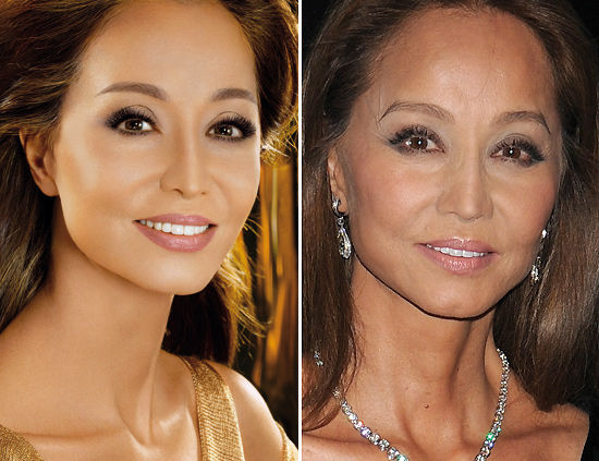 15 fotografías de famosos antes y después del Photoshop 12