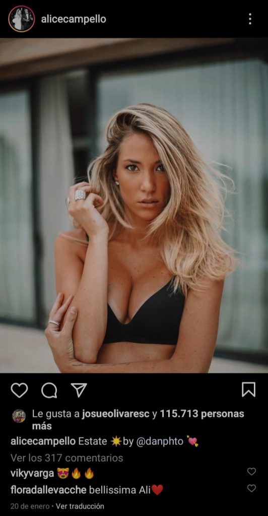 Los posados más subidos de tono de Alice Campello, mujer de Álvaro Morata que trastocan muchos corazones 188 Alice Campello