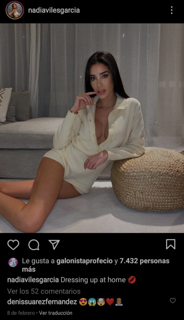 Nadia Avilés: los incendiarios posados que no dejan de subir en Me gustas y enfadan a Denis Suárez 21 Nadia Avilés