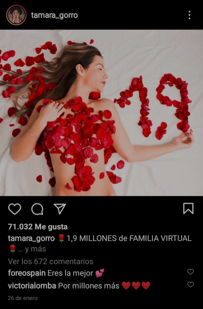 Tamara Gorro: las fotos sin filtros que más han incendiado las redes 10 1616085215872