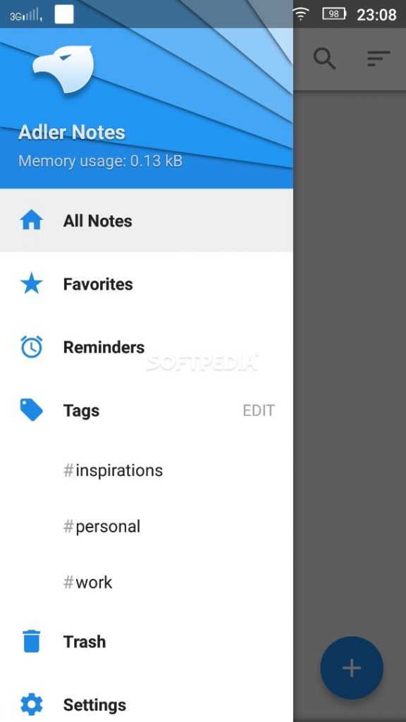 Alder Notepad google keep