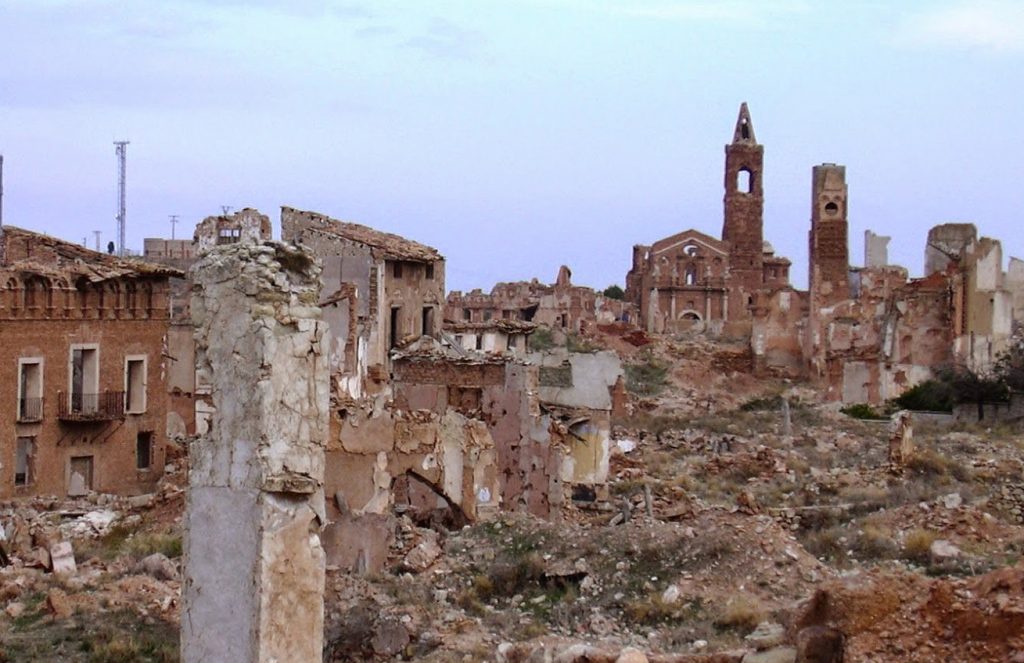 Belchite, así es el pueblo que lleno de historia marcado por la Guerra Civil
