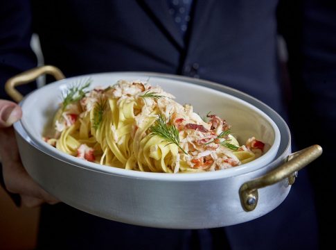 Taglietelle de cangrejo