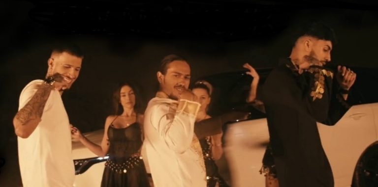 Canelita junto a Sami Duque y Keen Levy en 'Báilame'