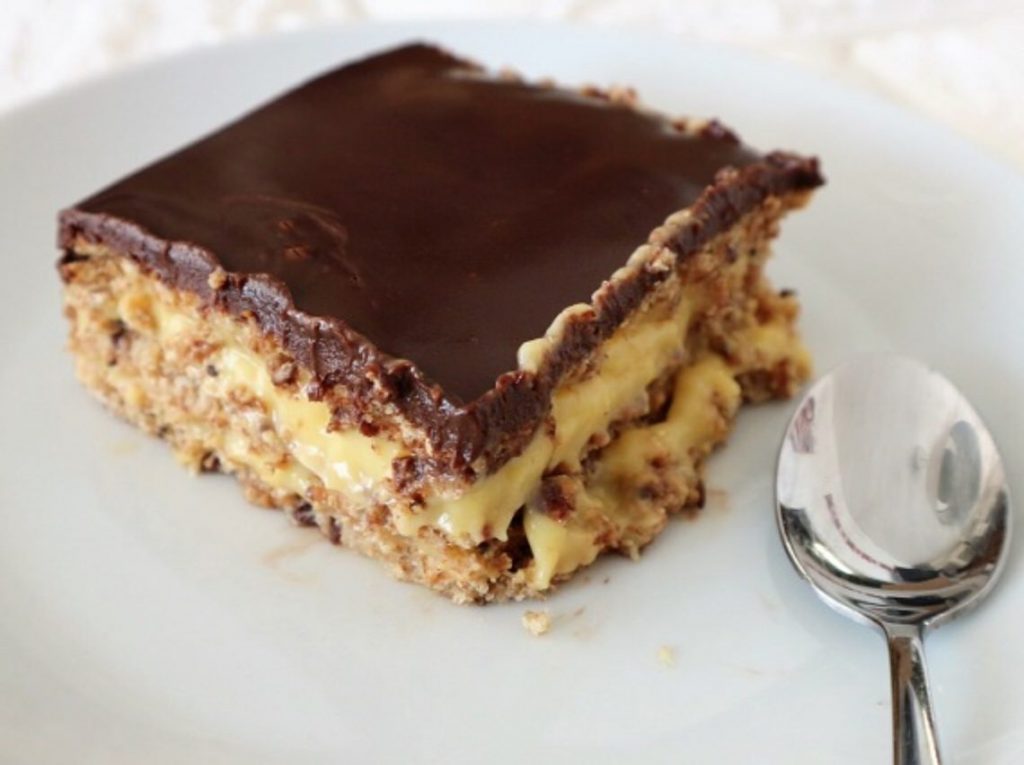 Cómo hacer la tradicional tarta de chocolate con galletas 134 Receta 1