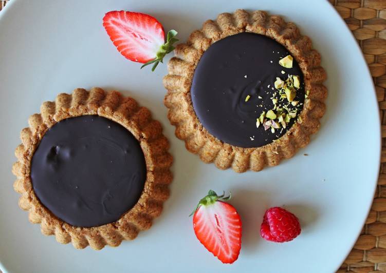 Ingredientes para tartaleta de Nutella y crema pastelera con trufa