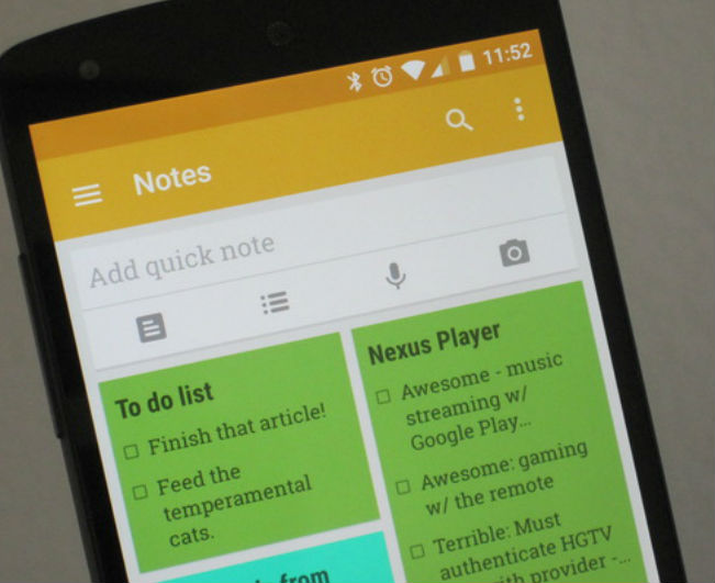Crea listas enumeradas con Google Keep