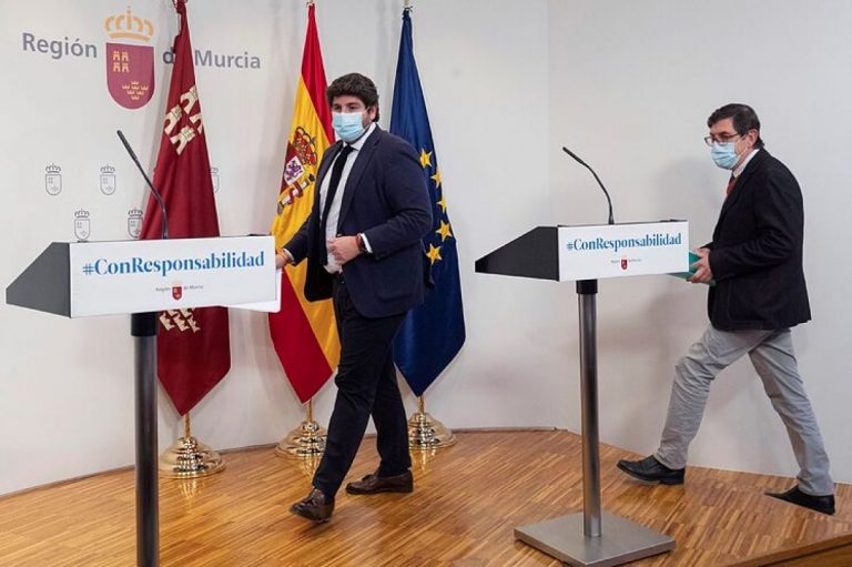 El Gobierno de Murcia insta a la Delegación que no se permitan movilizaciones el 8M