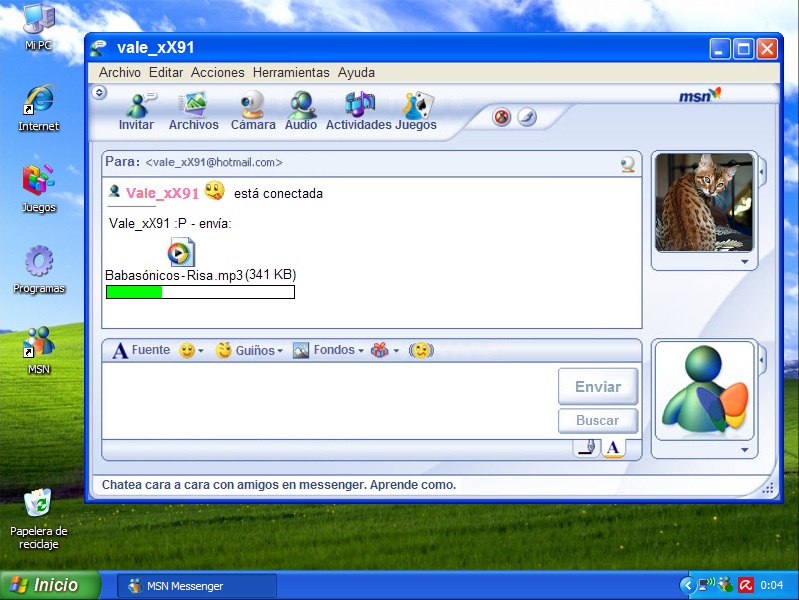 El avatar en la mensajería instantánea