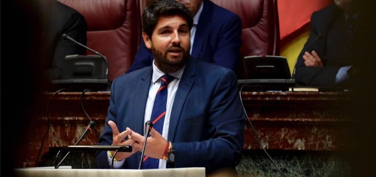 López Miras espera que fracase la moción en el Ayuntamiento de Murcia