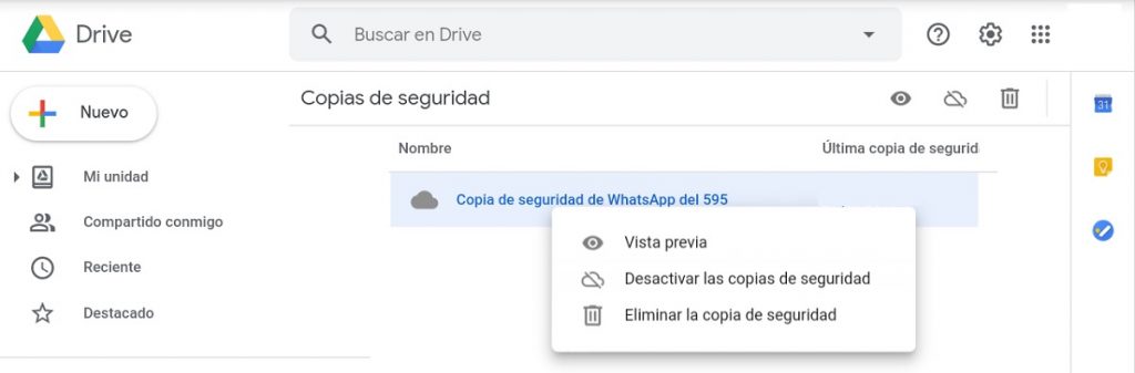Google Drive: trucos que te harán un experto 40 Copia de seguridad desde un PC