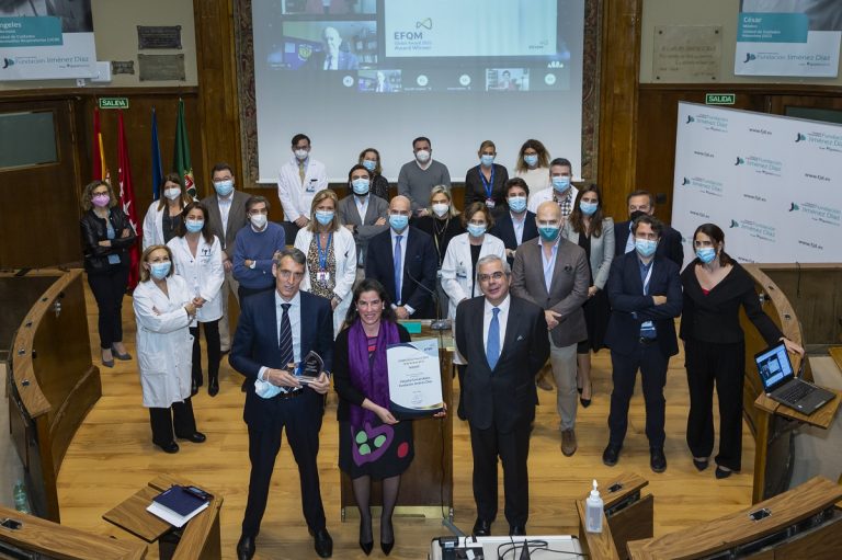 La Fundación Jiménez Díaz, primer hospital del mundo en acreditar su excelencia con la distinción EFQM Global Award