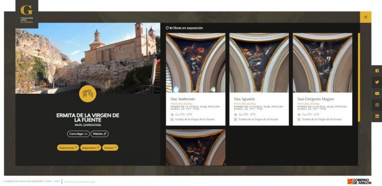 La Fundación Goya hace un recorrido vital y artístico del pintor en un nuevo espacio virtual