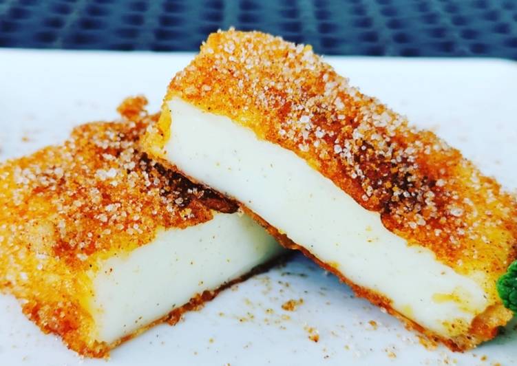 Preparación de la leche frita: