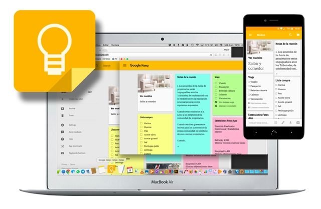 Otras opciones de la aplicación