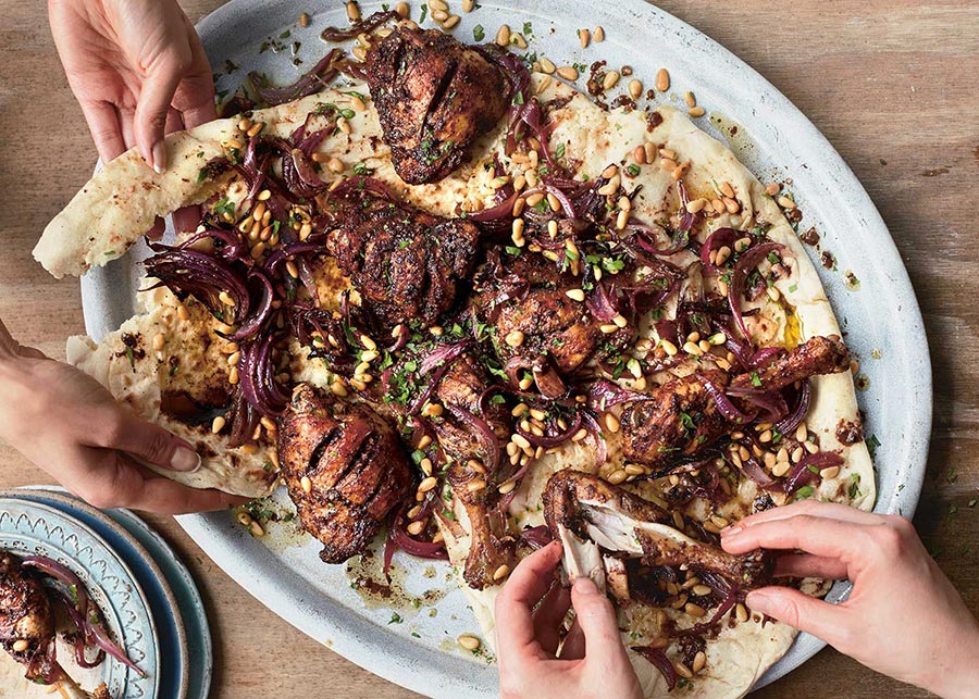 Cómo hacer pollo a la Palestina