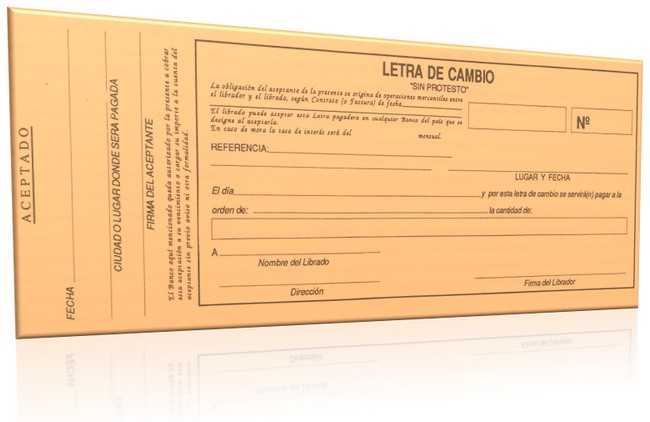 Qué es una letra de cambio