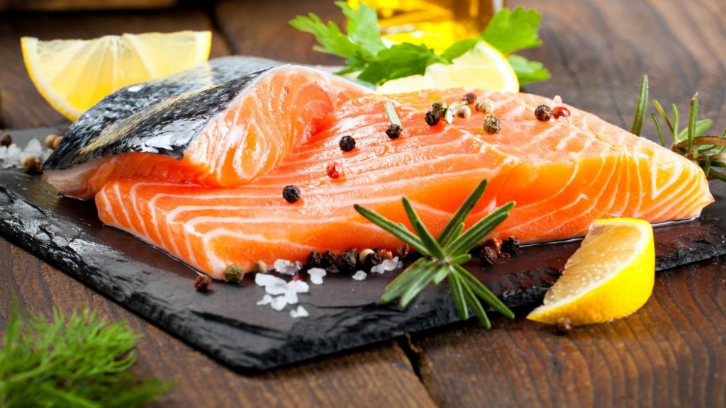 Salmón alimentos perder peso dieta