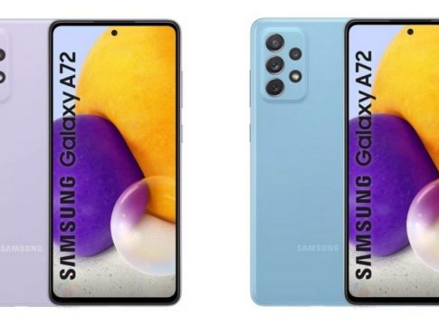 Samsung Galaxy A52 y A72