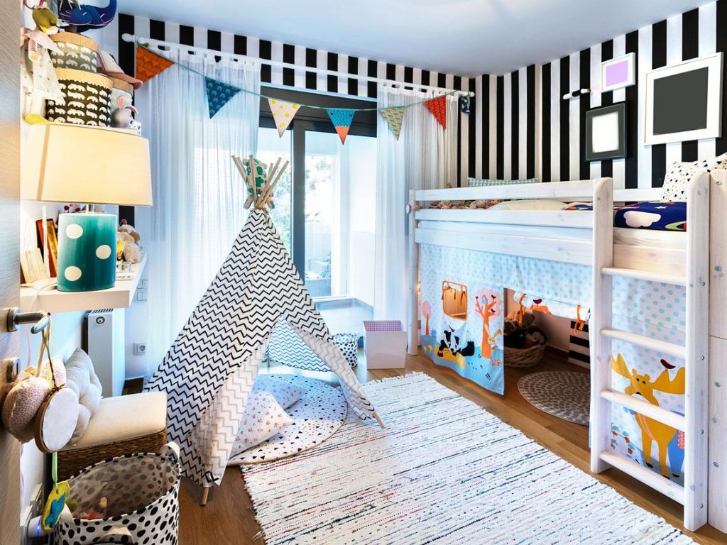 En las habitaciones de los más pequeños