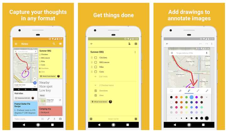 Usa Google Keep para añadir imágenes y dibujos a las notas