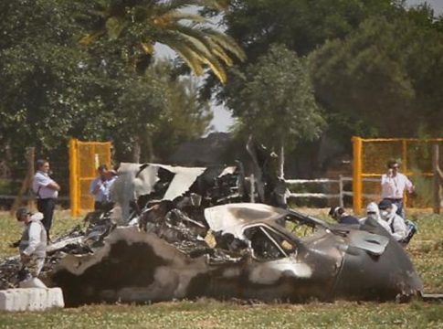 accidente de un avión militar en 2015
