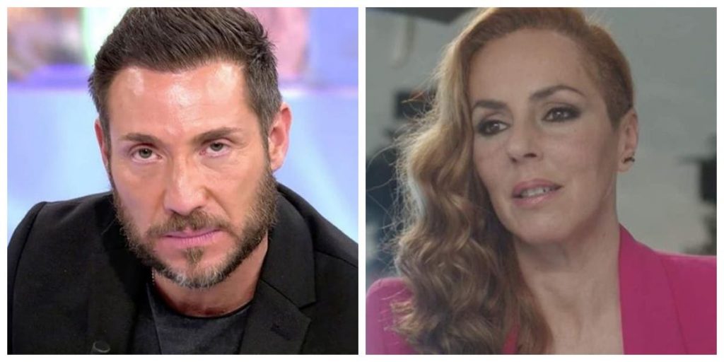 Antonio David Flores y Rocío Carrasco, en dos imágenes recientes.