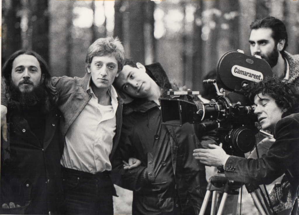 Quique San Francisco, durante un rodaje.