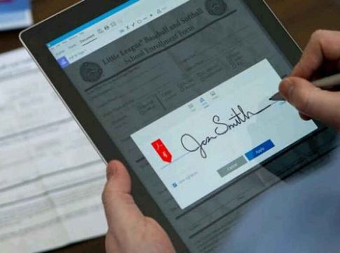 firma de un documento Documento