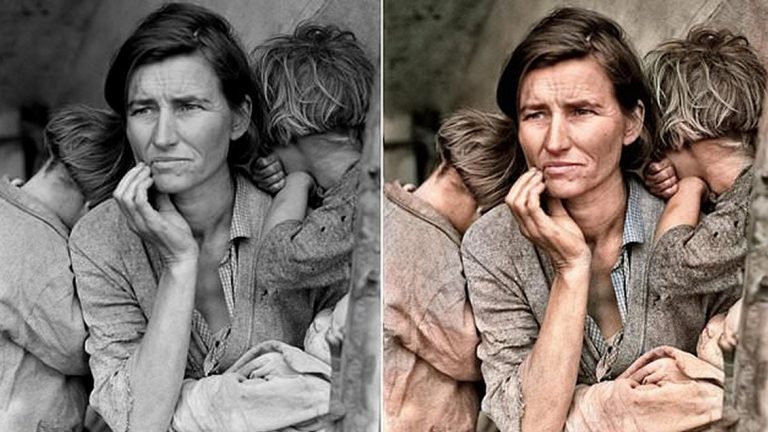 Cómo pasar una foto de blanco y negro a color