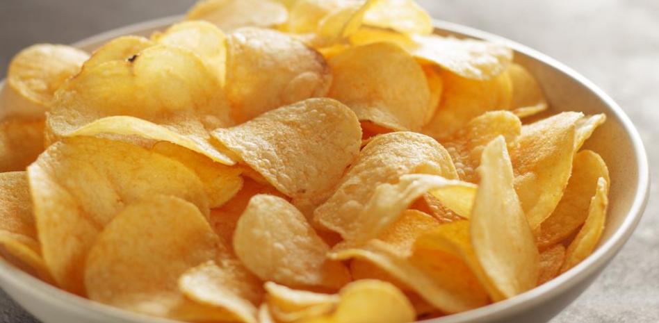 Tortilla de patatas chips, a cocinar en menos de un minuto.