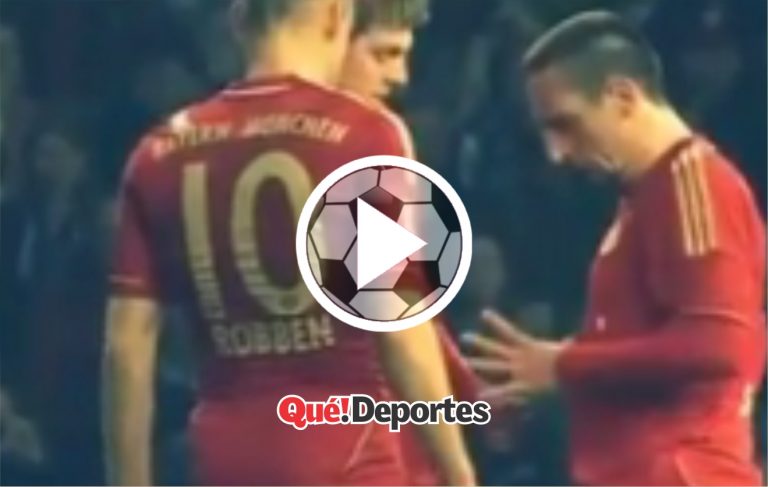 Franck Ribéry y un increíble tres en raya en directo