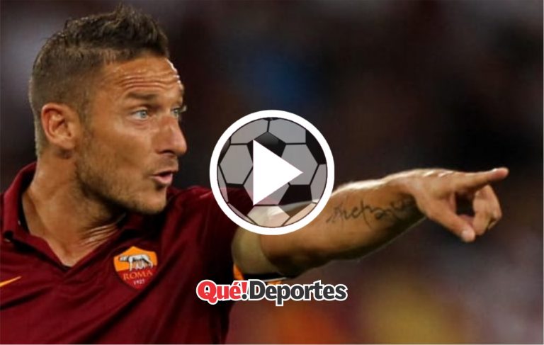 Simplemente Totti, increíble