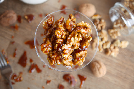 Usos de las nueces caramelizadas