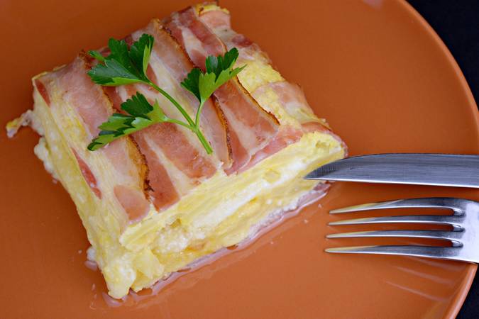 Pasos para preparar la tortilla de patatas y bacon