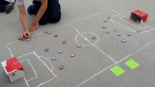 Diversidad de juegos con chapas