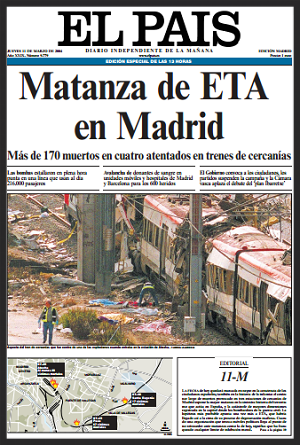 10 portadas históricas de periódicos españoles
