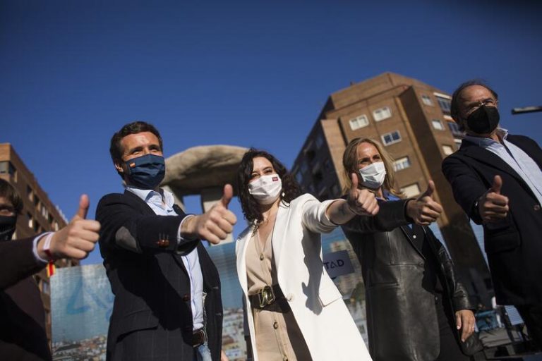 Casado pide apoyar a Ayuso para que el PP llegue a Moncloa