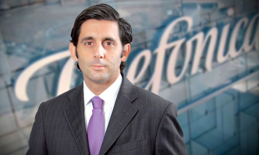 Álvarez-Pallete, presidente de Telefónica, se mantiene a la espera sobre lo que decida el Gobierno español